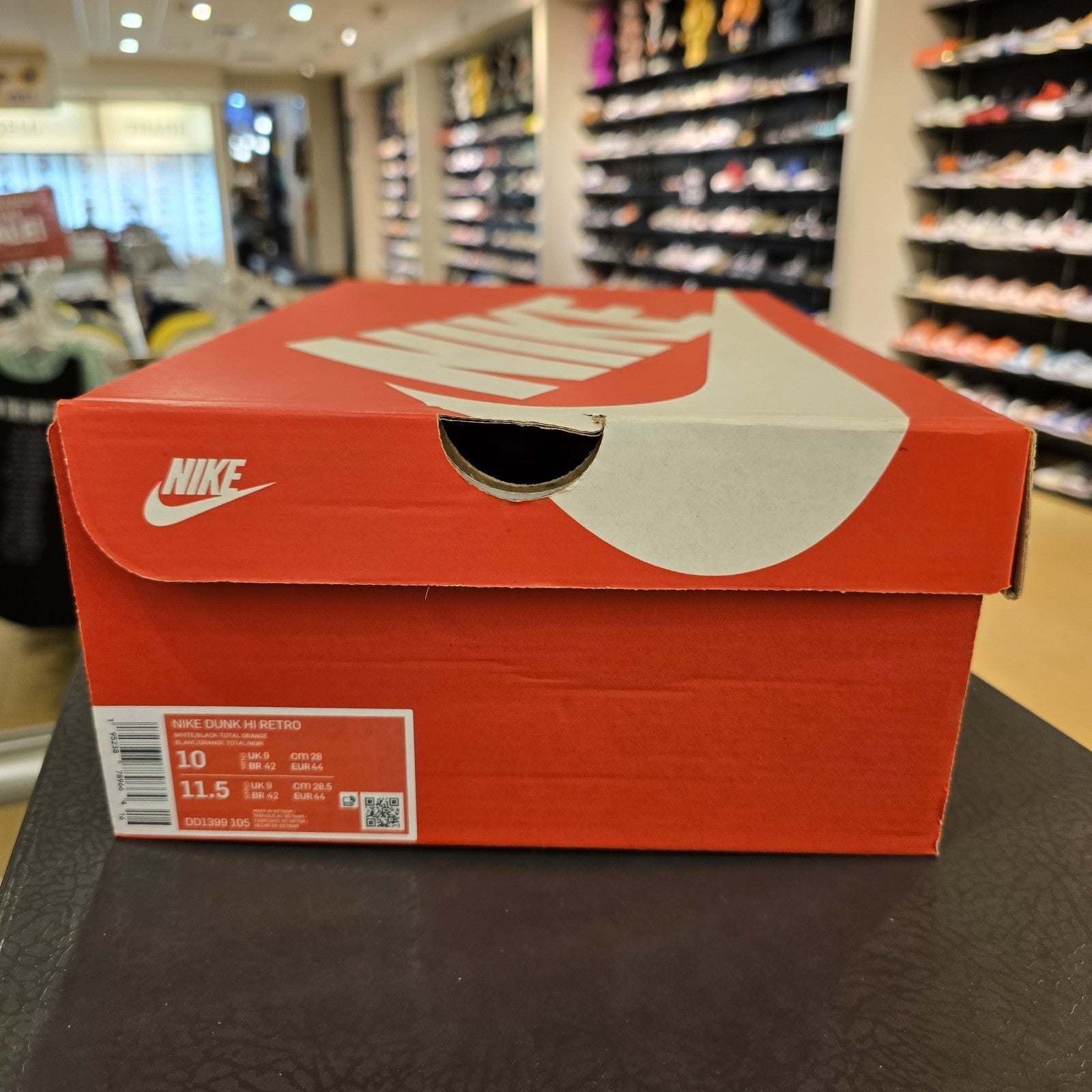 Size 10 - Nike Dunk High Black White Panda