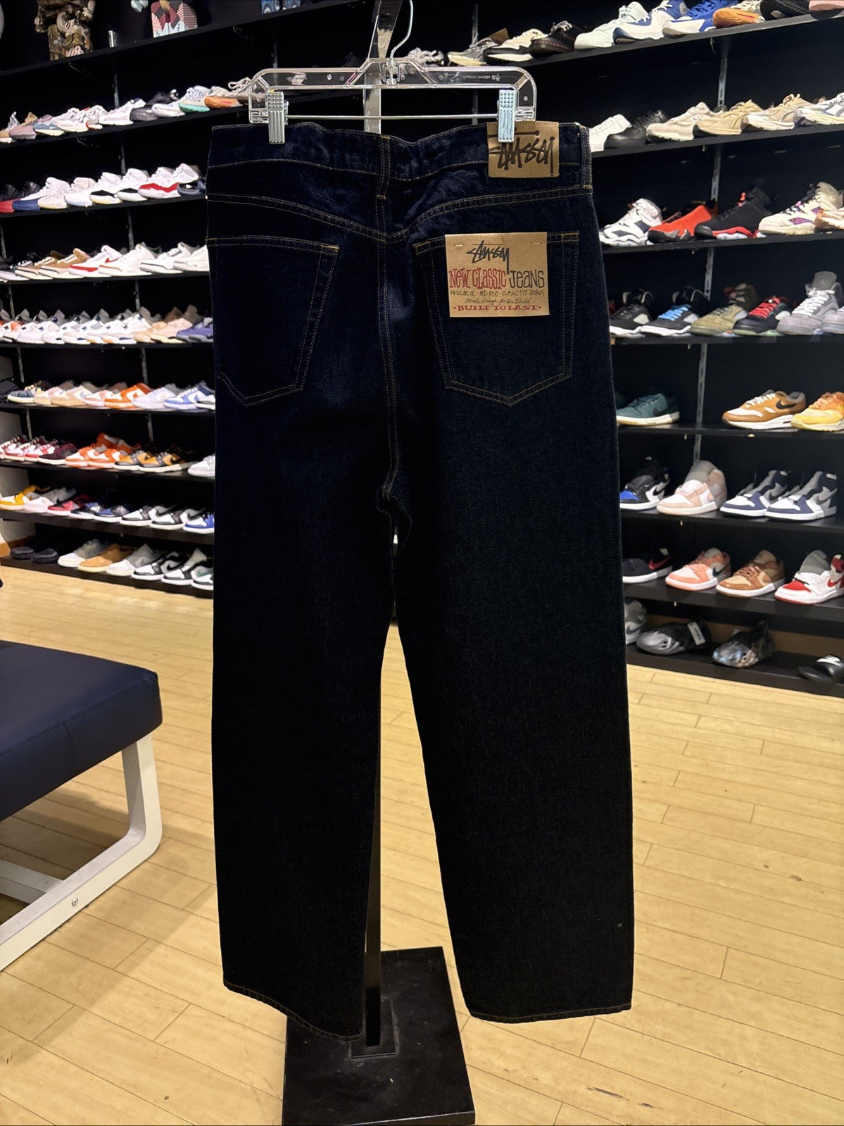 Stussy New Classic Jeans, Denim Rinsed Indigo 