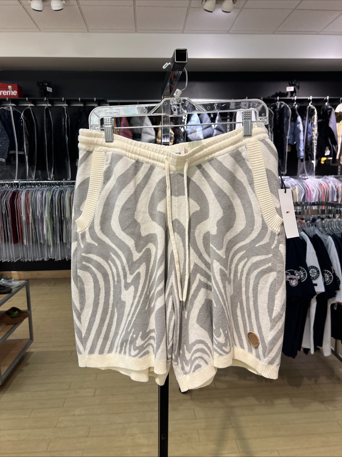 Honor the Gift Studio Knit Shorts Bone Sz XL