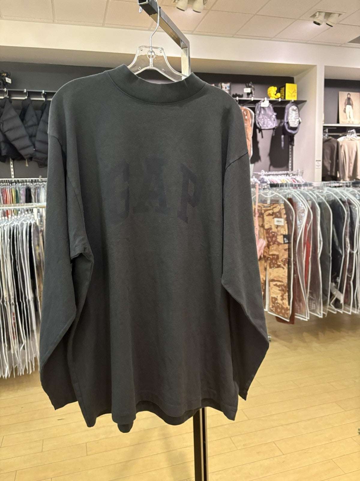 Yeezy Gap Dove Longsleeve Tee Black Size Small