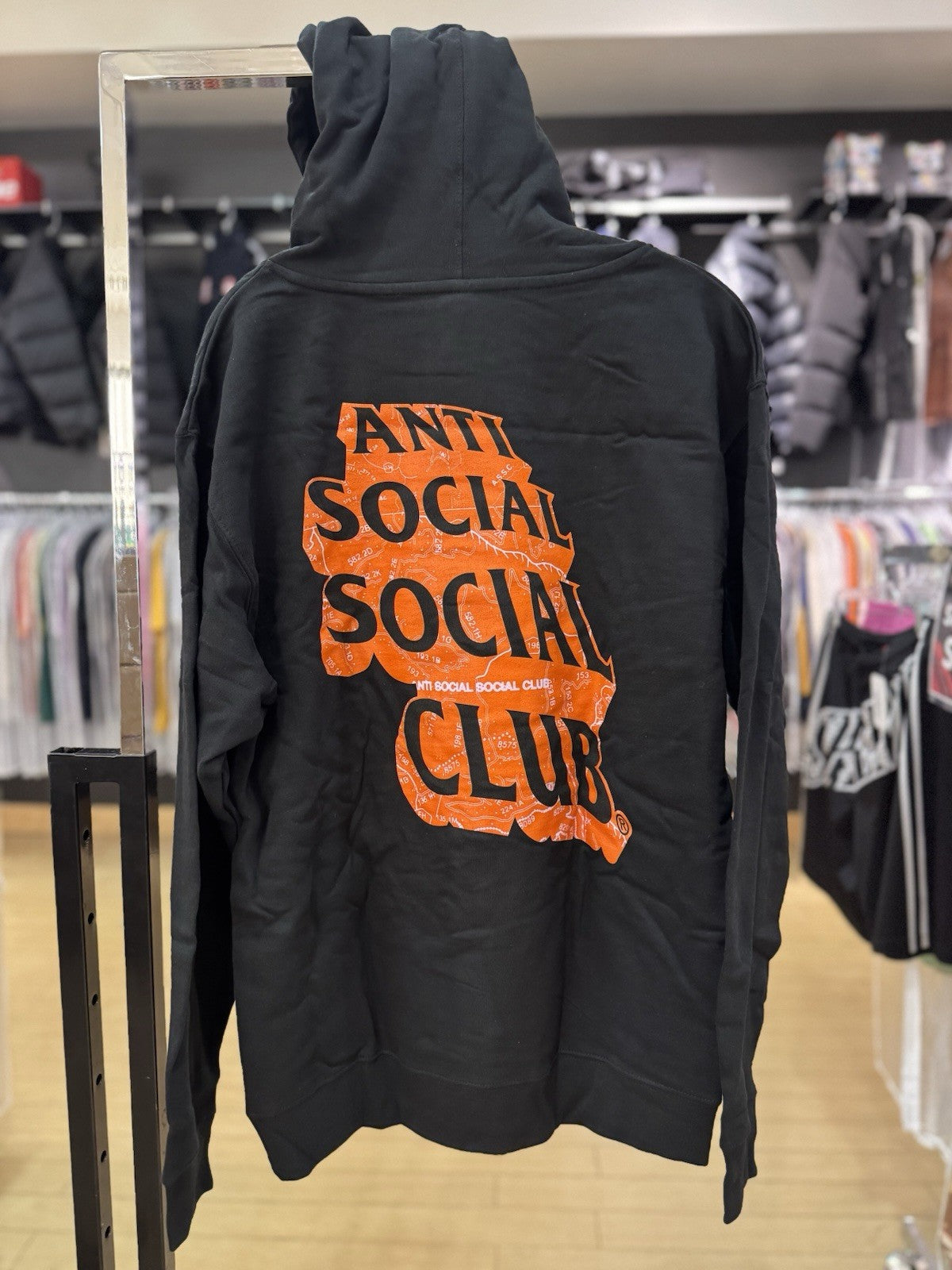 DS AW22 Anti social social Club Quest for love Black Hoodie XL ASSC logo CPFM