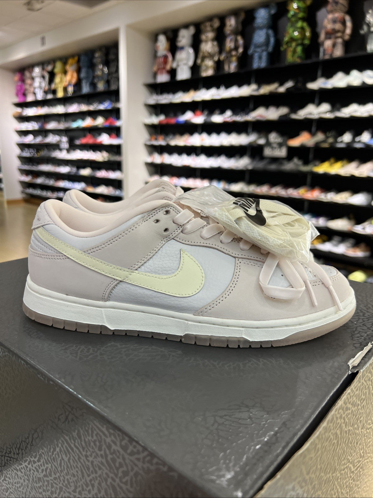 Nike Dunk Low PRM Light Soft Pink/Coconut Milk Womens Sz 9.5/8M