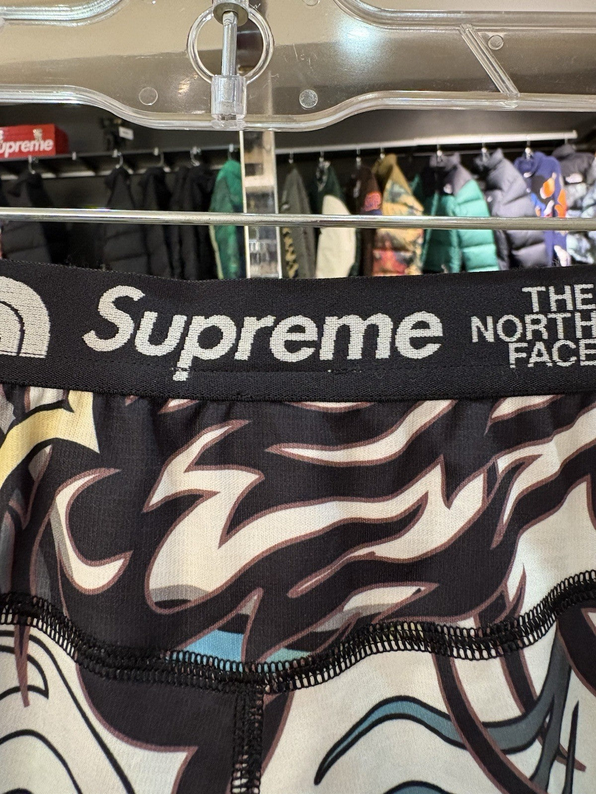 Supreme The North Face Base Layer Pant Multicolor Dragon Sz Extra Large
