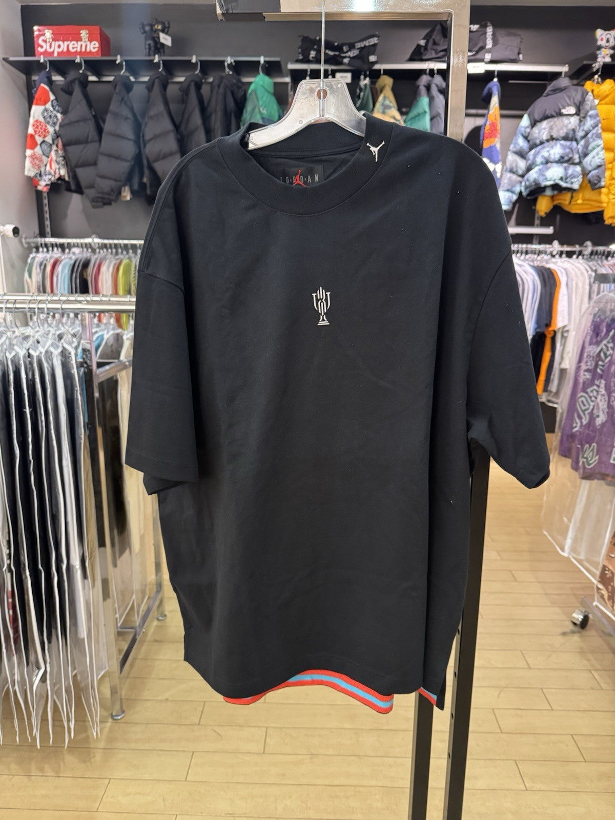 Nike Jordan X Trophy Room Short Sleeve Top Black Size XXL