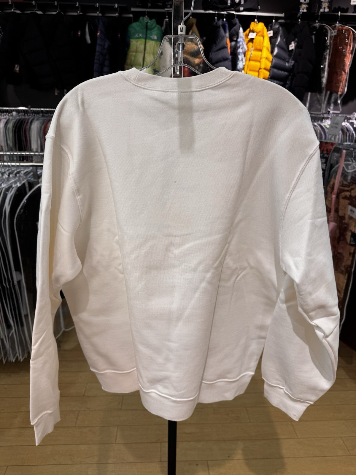 NWT Supreme x Nike Jewel Crewneck White Pullover Sweater Size M