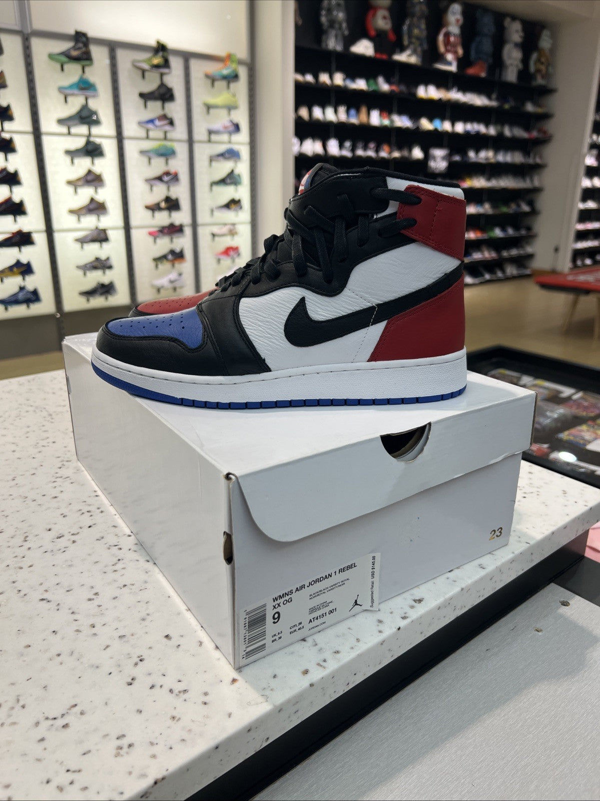 Jordan 1 Rebel XX Top 3 2018 Women’s Sz 9