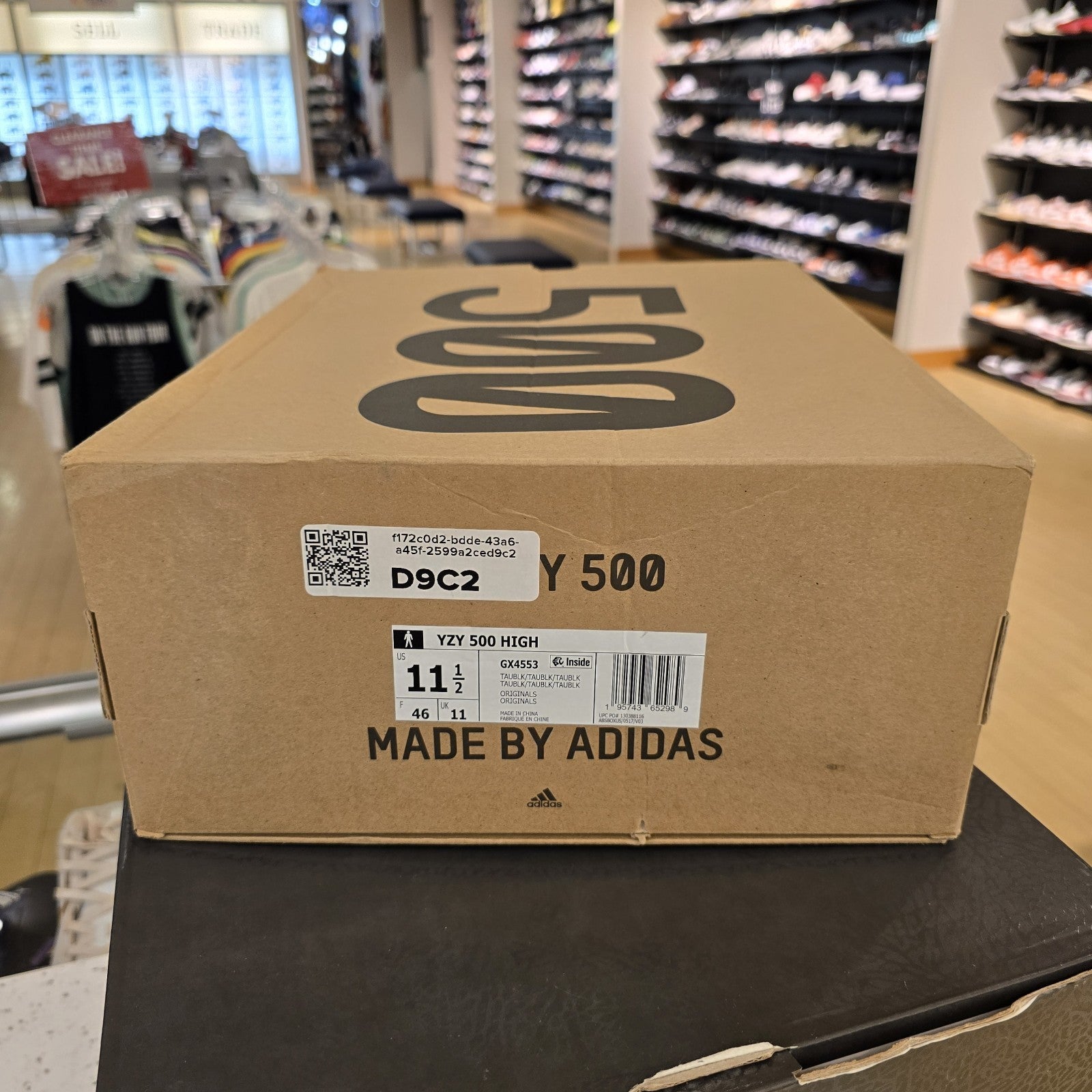 Size 11.5 - Adidas Yeezy 500 High Taupe Black