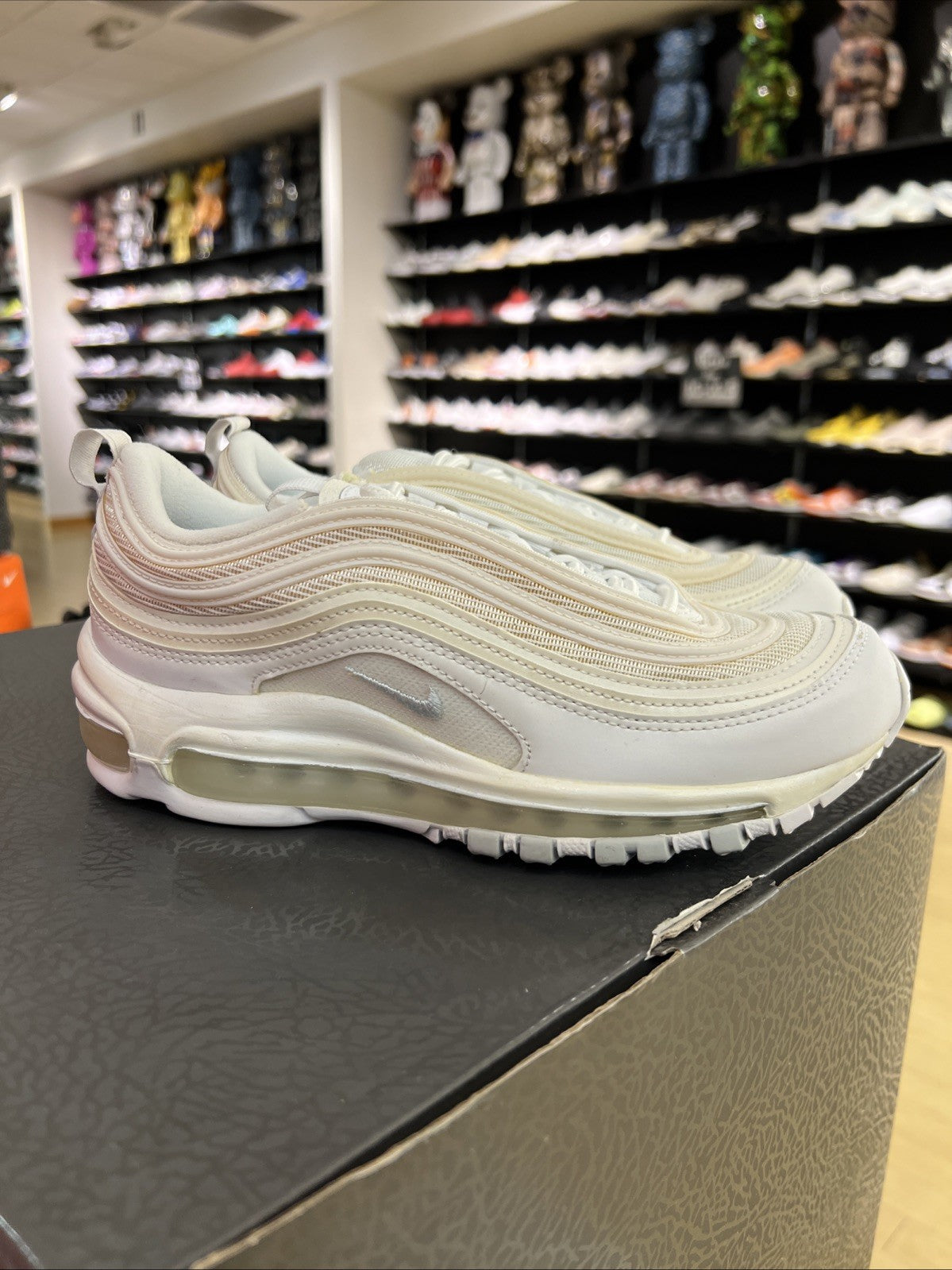 Nike Air Max 97 Triple White Platinum Womens Sz 7.5