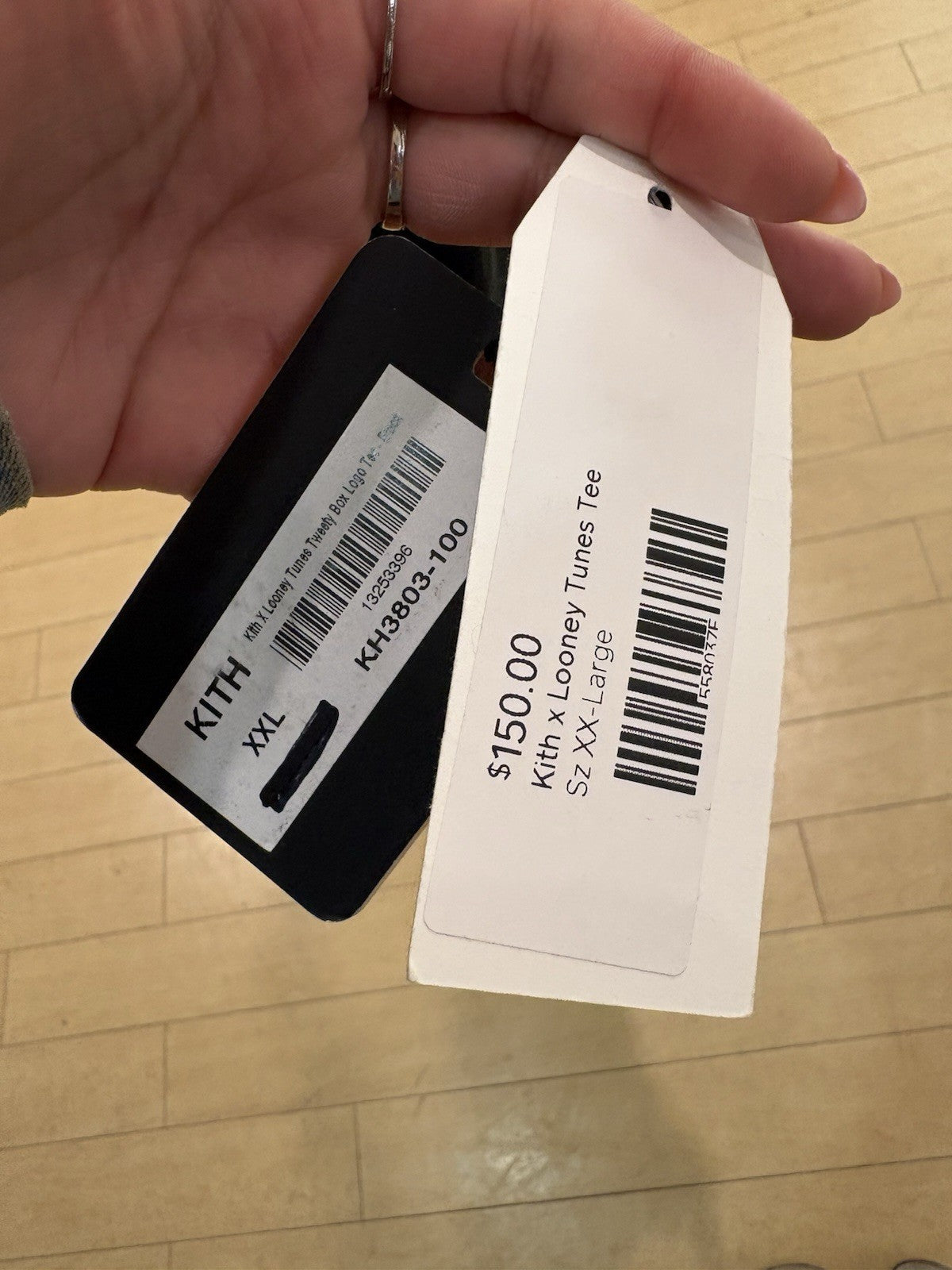 Kith X Looney Tunes Tweety Classic Logo Tee Size XXL