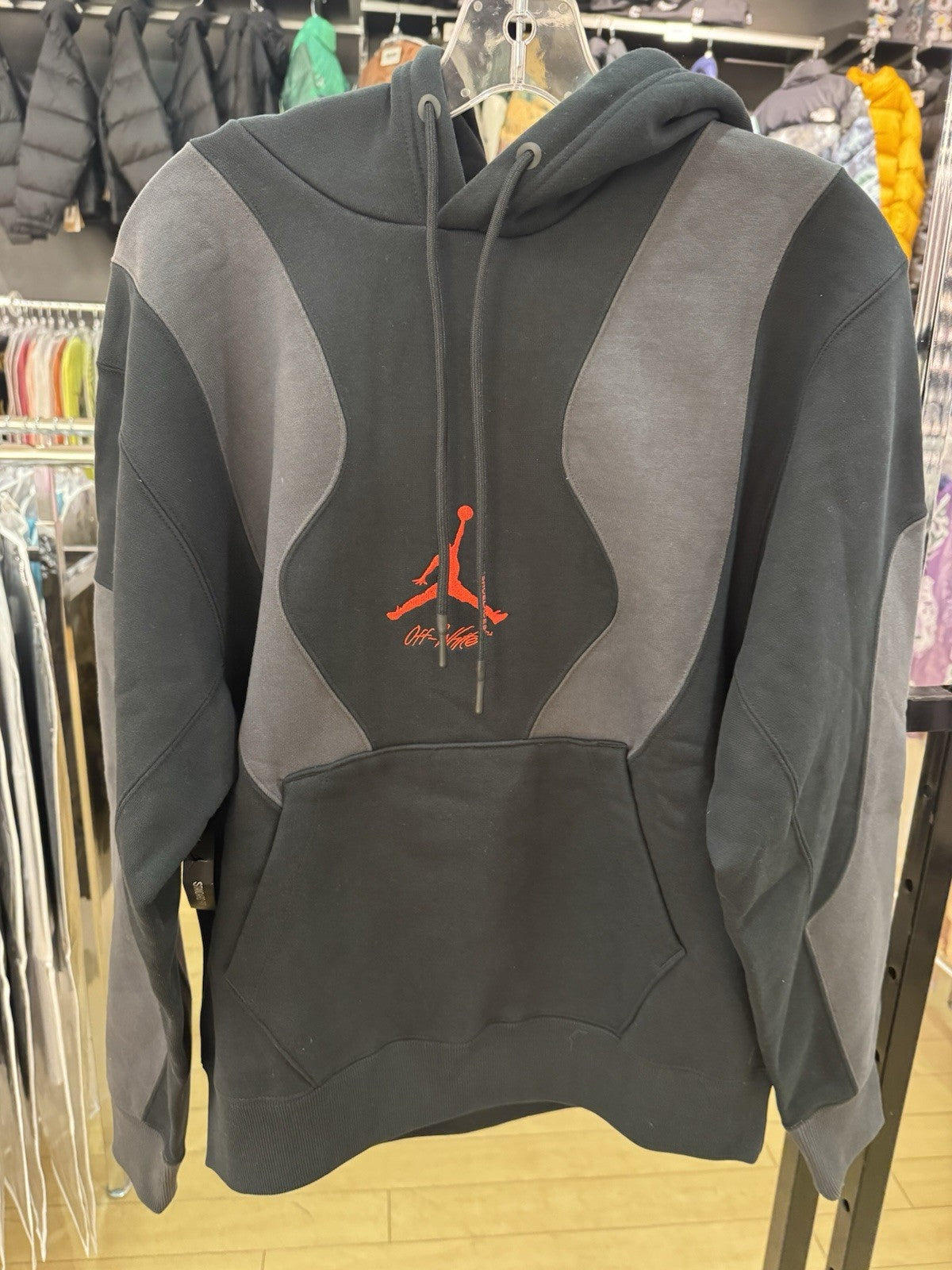 Off White Jordan Hoodie Hoodie (Asia Sizing) Black Size Small