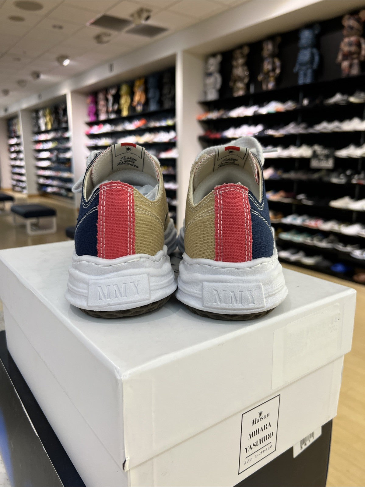 Maison Mihara Yasuhiro Hank OG Sole Canvas Low Navy Sz 41 (US 8)