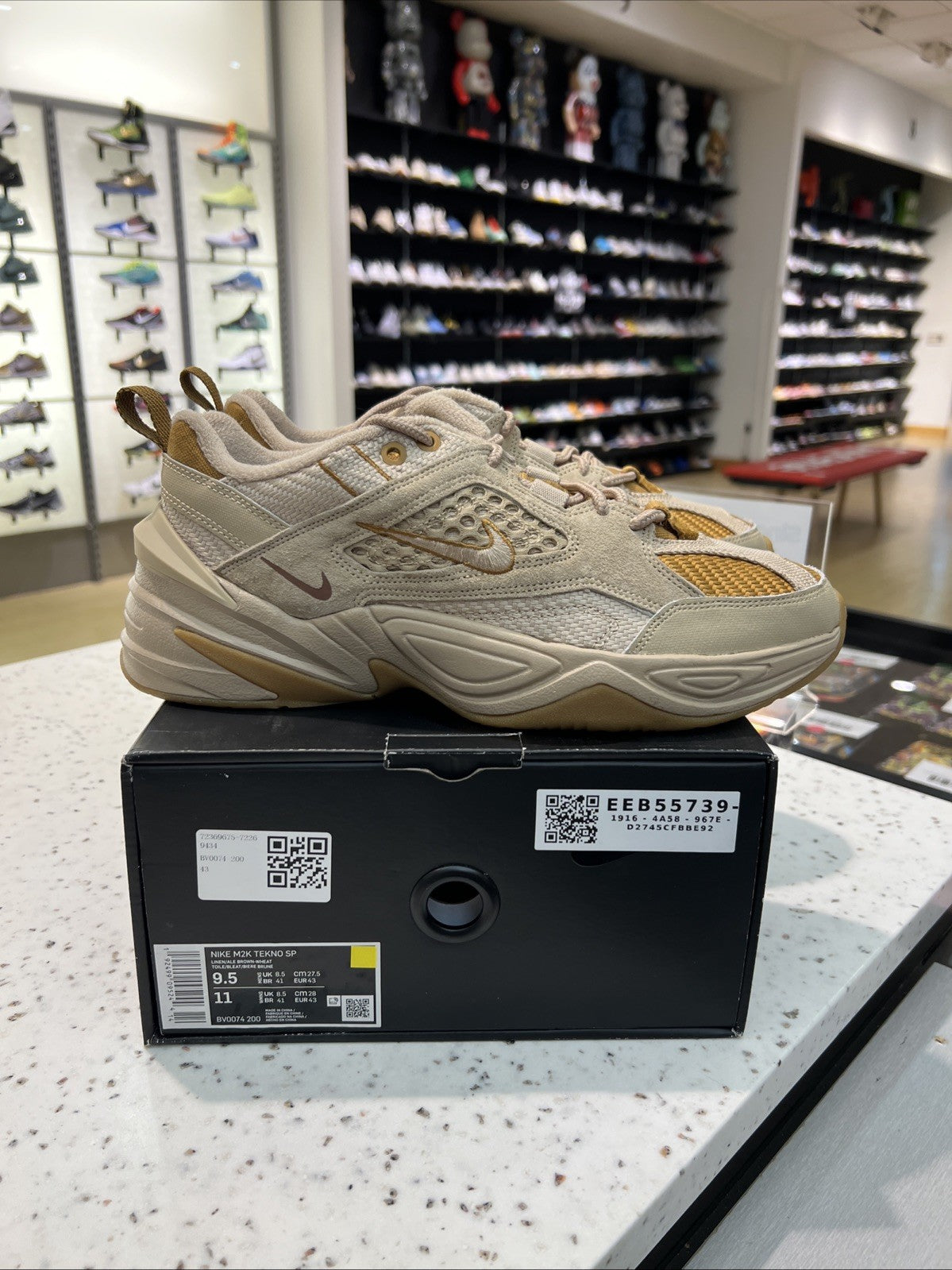 Nike M2K Tekno Sp Linen Sz 9.5