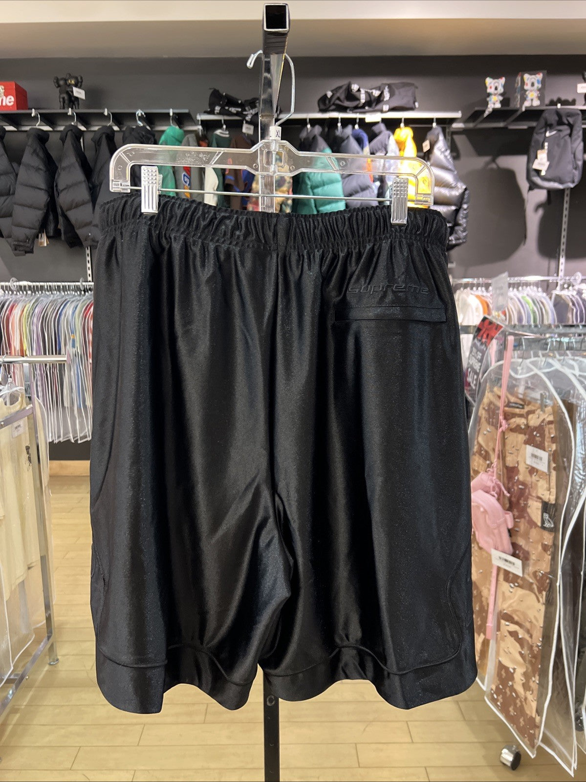 Supreme Jordan Warm Up Shorts Black Sz XL