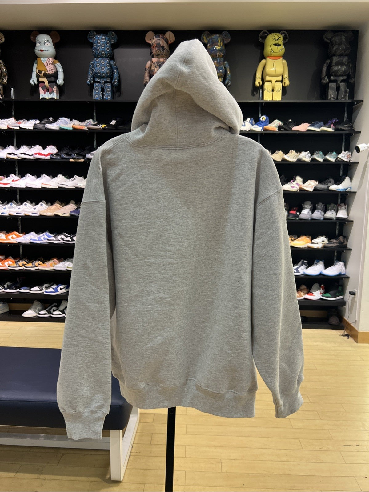 Supreme Hoodie Small Box Logo Sweatshirt London Shop Gray Sz M
