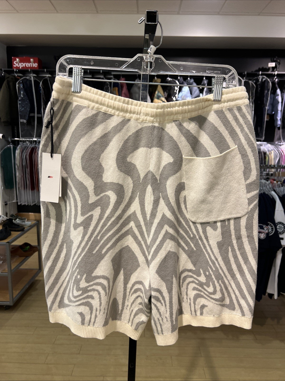 Honor the Gift Studio Knit Shorts Bone Sz XL