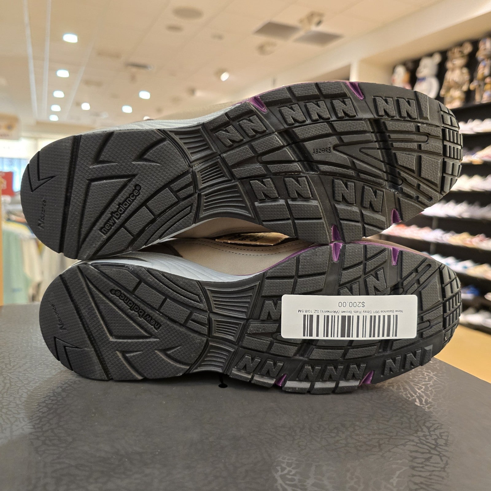 Size 10 - Stray Rats x New Balance 991 Brown Women's