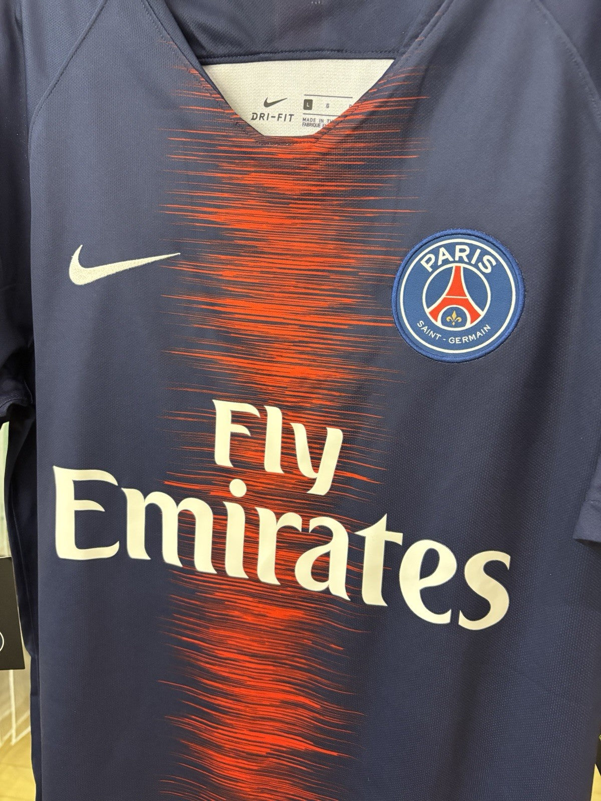 Nike PSG NK Vapor Match Home 2018/19 Jersey Blue SZ L