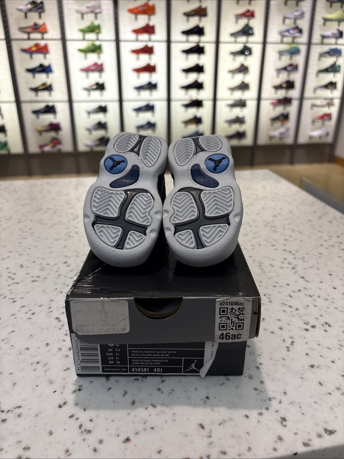 Air Jordan Retro XIII 13 French Blue/Flint Size 5c