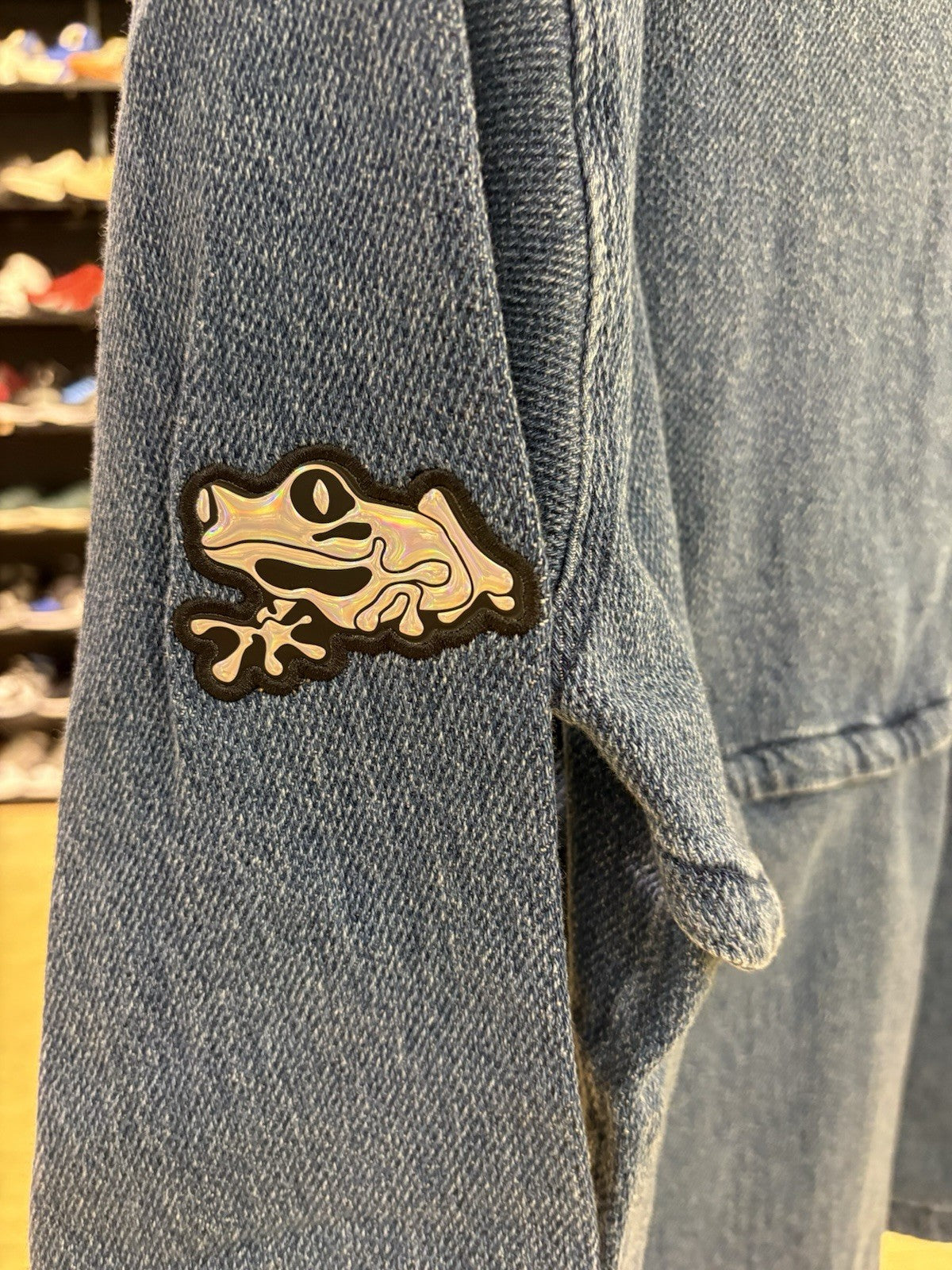 Nike × NOCTA Opal Lily Pad Denim Shirt Blue Denim Size XS