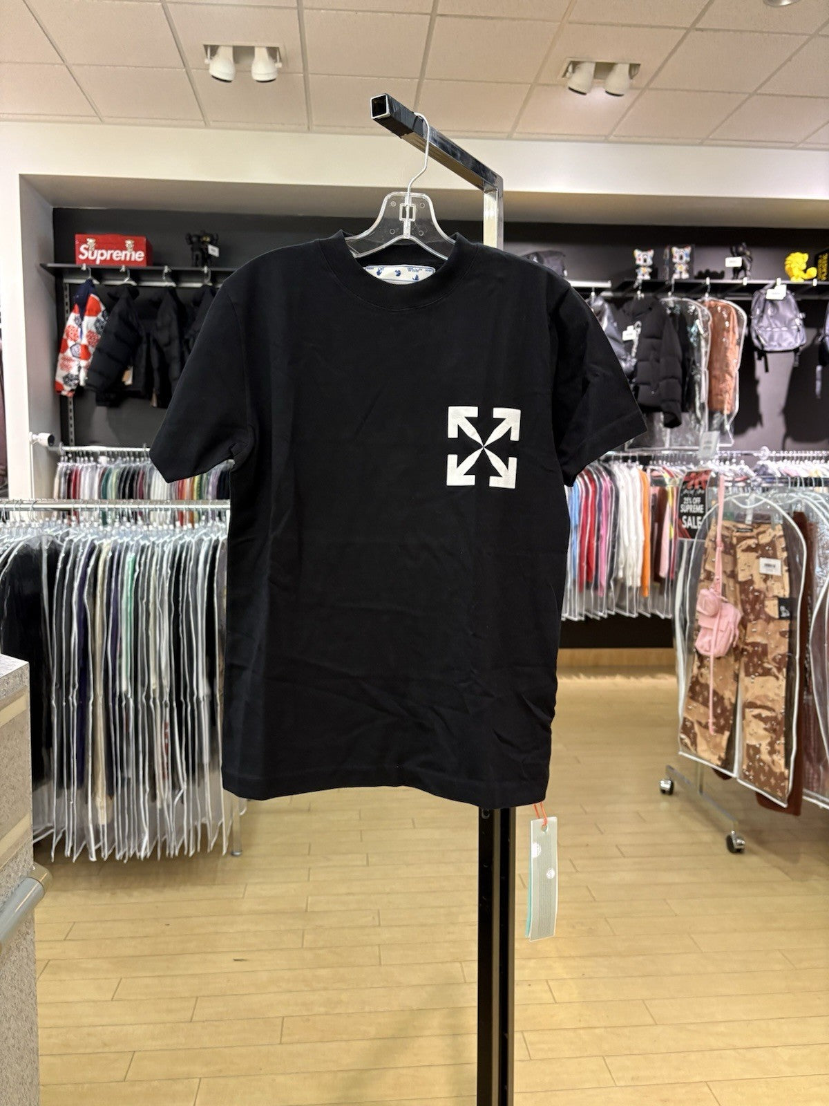 Off-White Arrows T-Shirt 'Black' Size XS