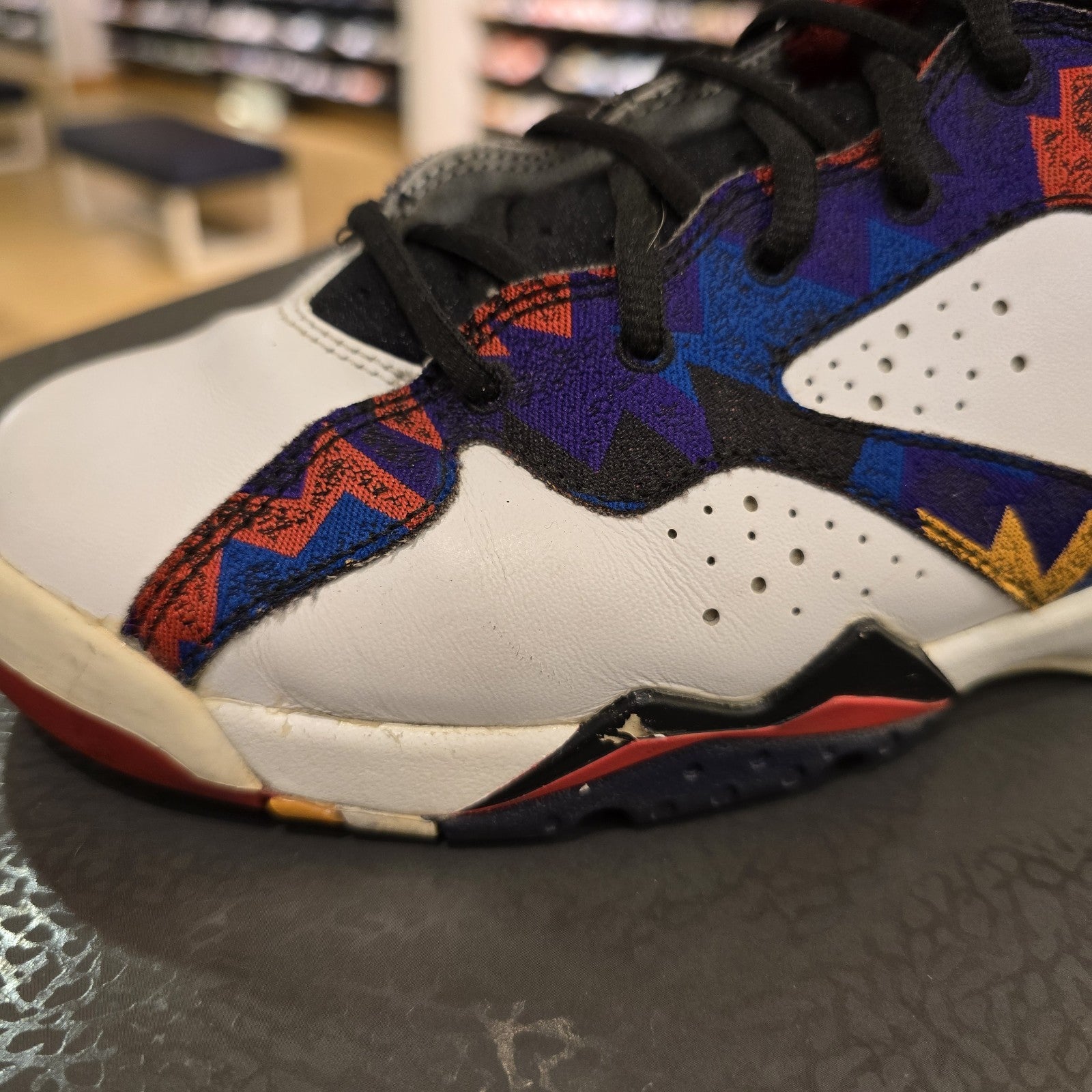Size 6.5Y - Air Jordan 7 Retro Nothing But Net