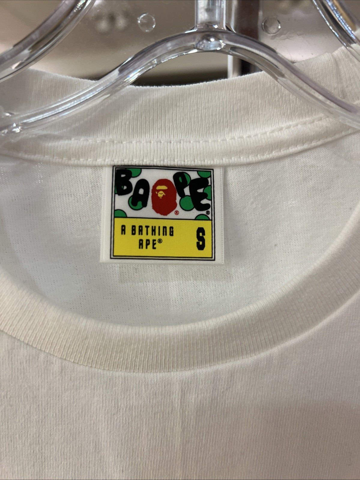 Bape 2018 Bape Head Tour T Shirt White Sz S