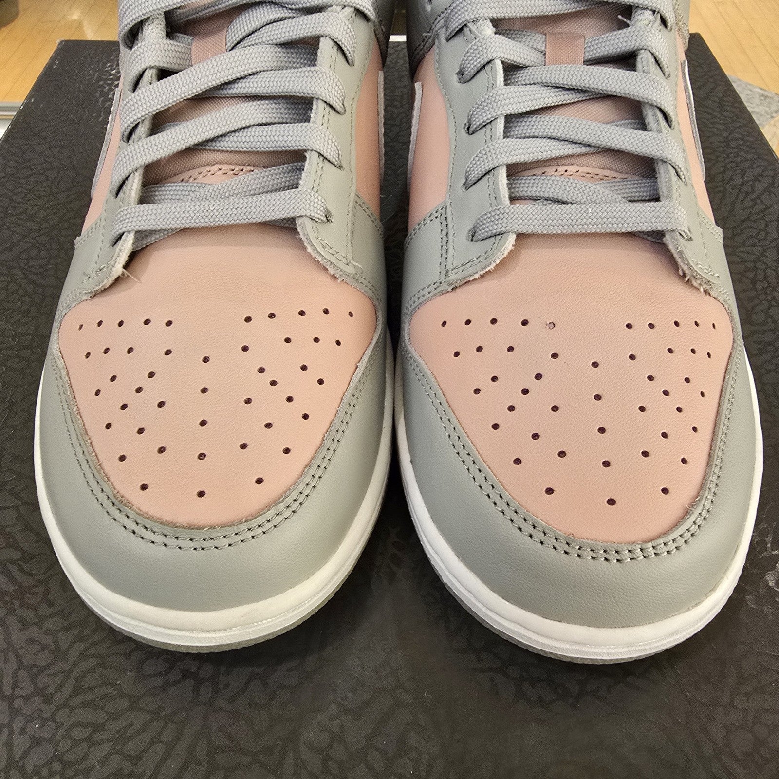 Size 9.5 - Nike Dunk Low Soft Grey Pink Women's