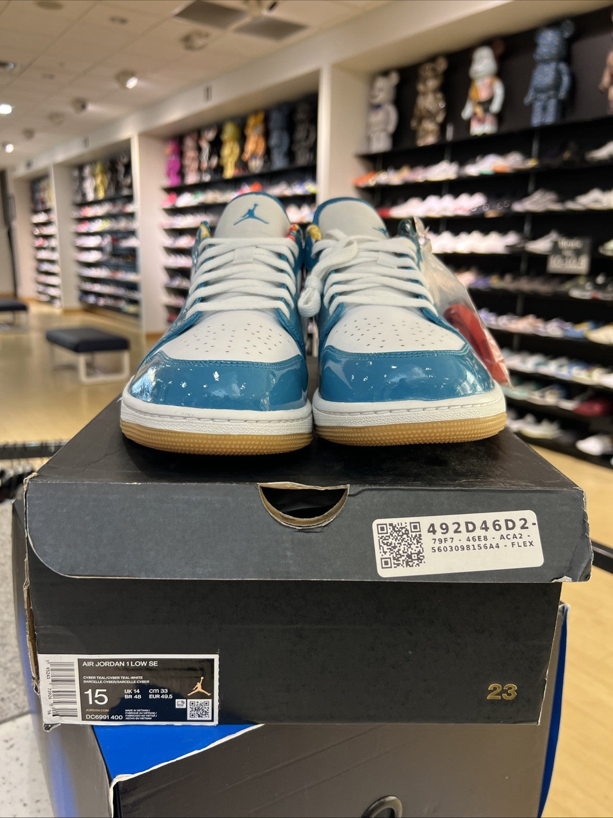 Jordan Air Jordan 1 Low Barcelona Blue/White/Red Sz 15