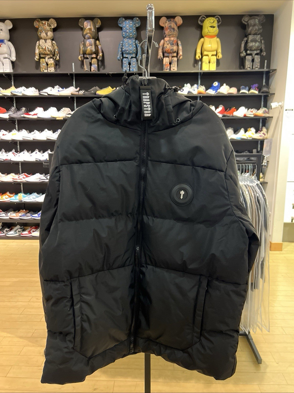 Trapstar Decoded Hooded Puffer Jacket Sz XL