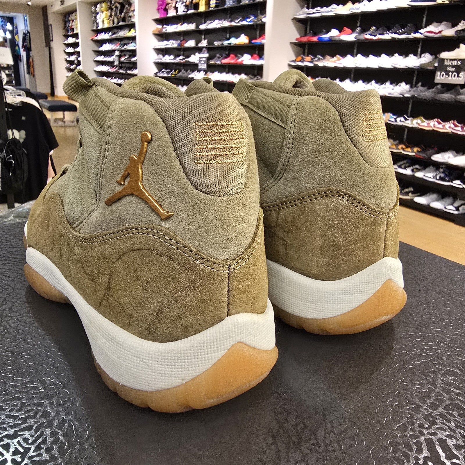 Size 7 - Air Jordan 11 Retro Neutral Olive Lux Women's AR0715-200