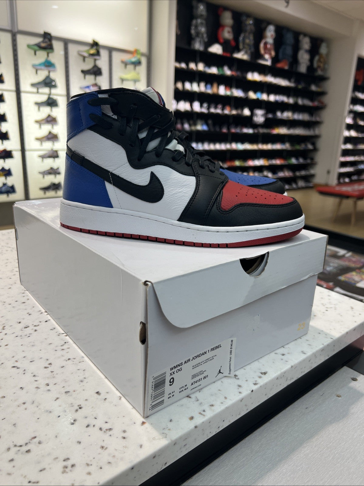 Jordan 1 Rebel XX Top 3 2018 Women’s Sz 9