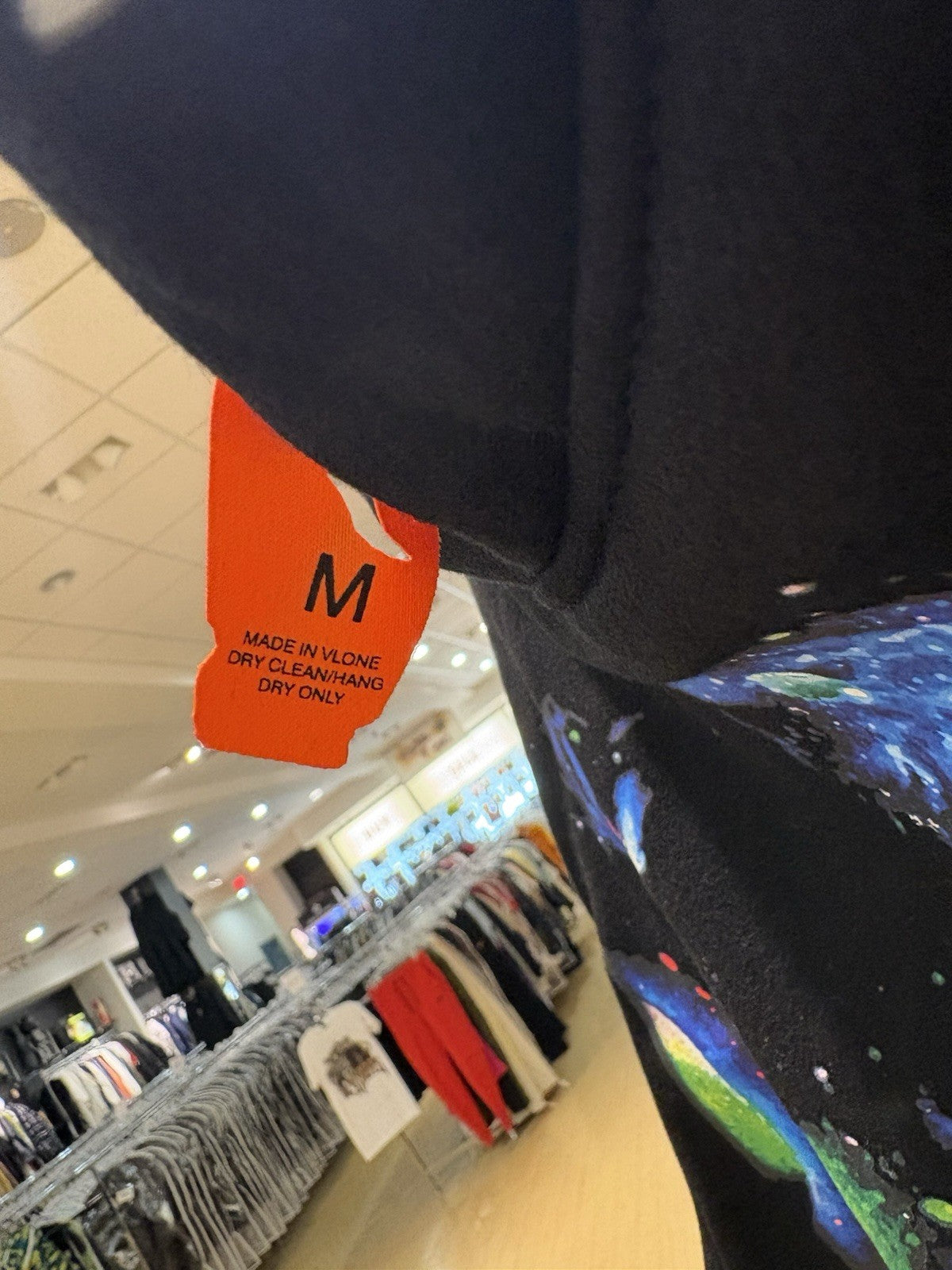 Juice WRLD x VLONE Limited Edition Cosmic Graphic Pullover Hoodie Size L