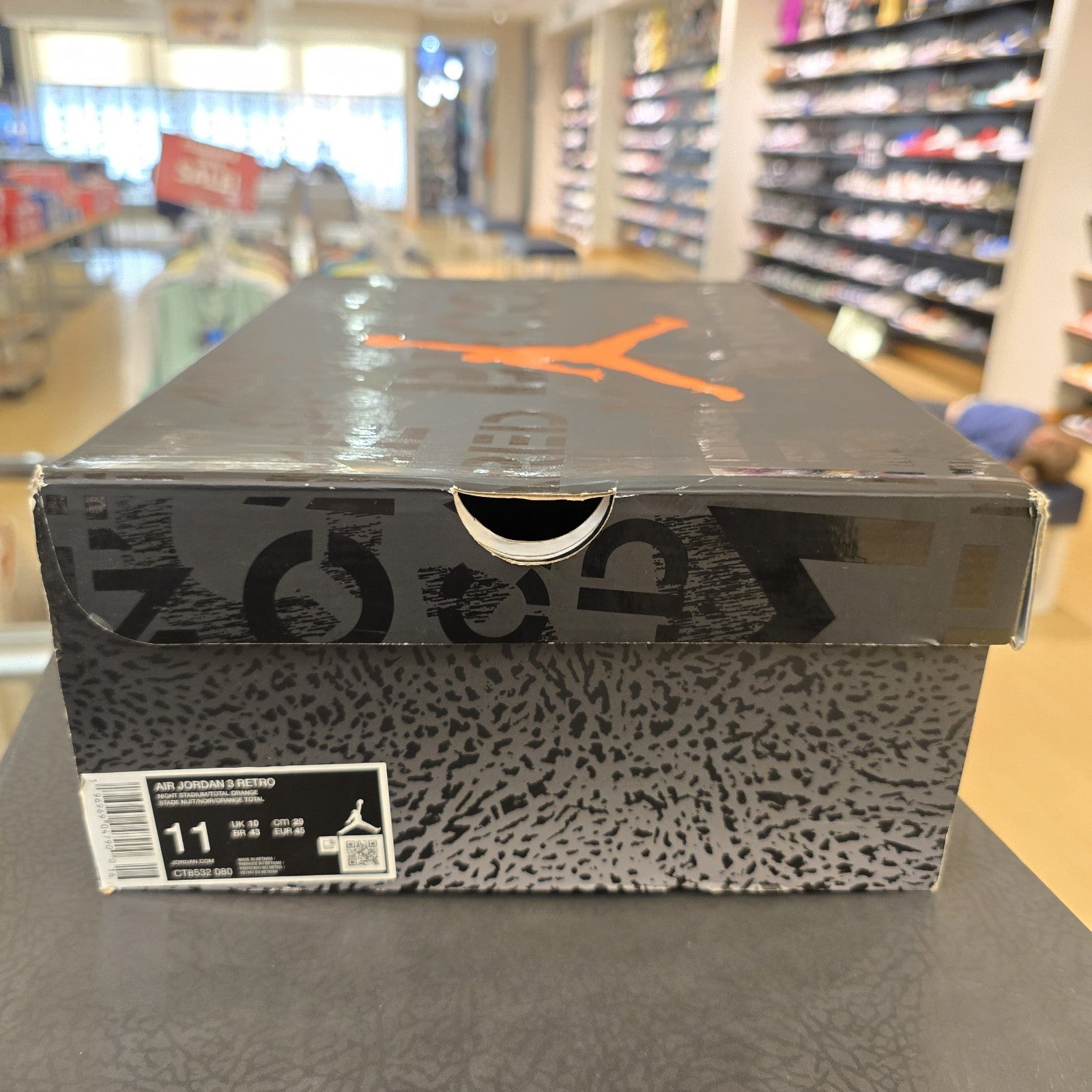 Size 11 - Jordan 3 Retro 2023 Fear Used