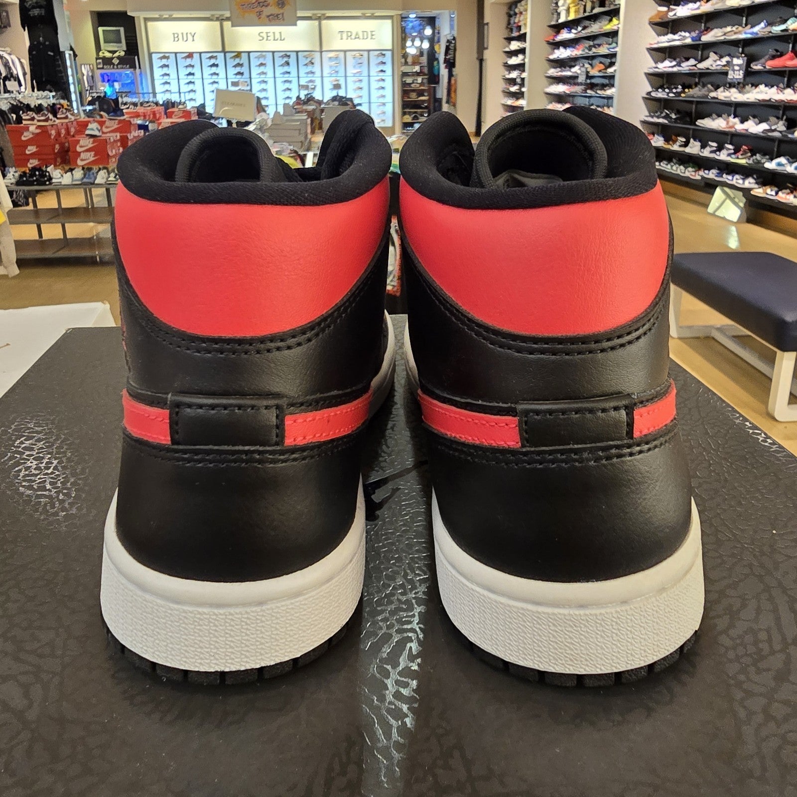 Size 7.5 - Air Jordan 1 Mid Siren Red Women's