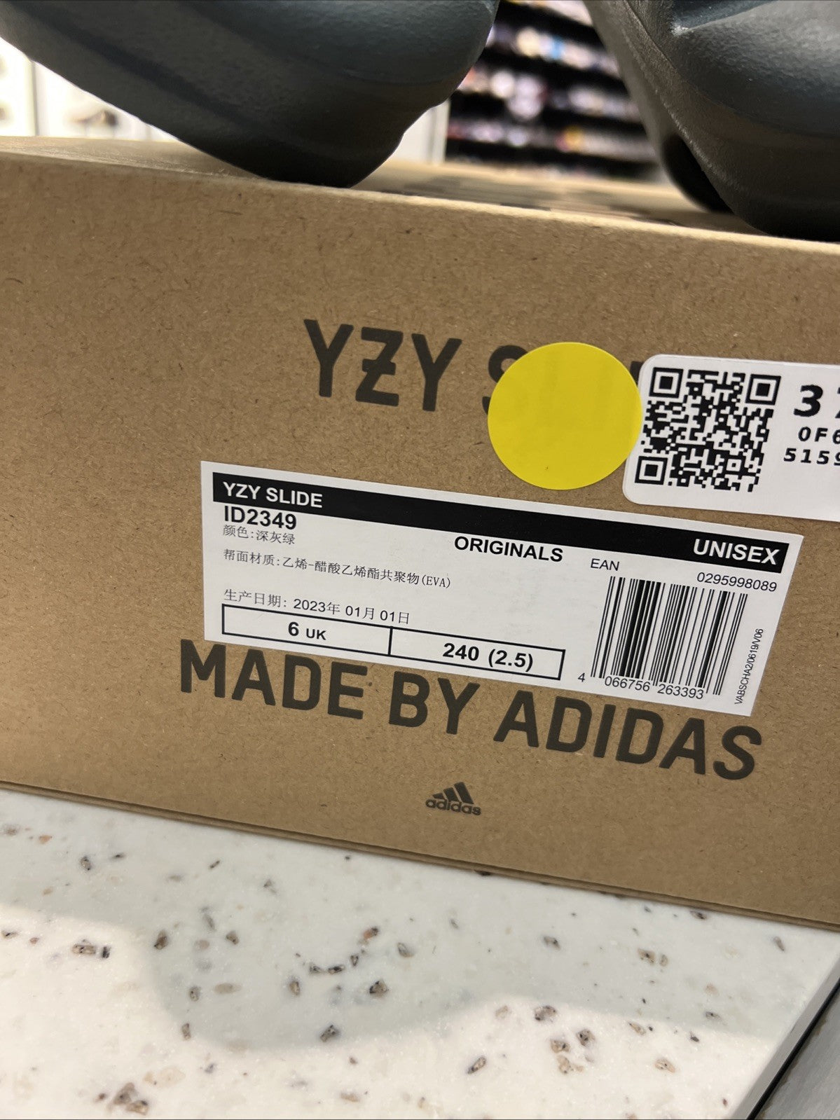 adidas Yeezy Slide Slate Marine Gray ID2349