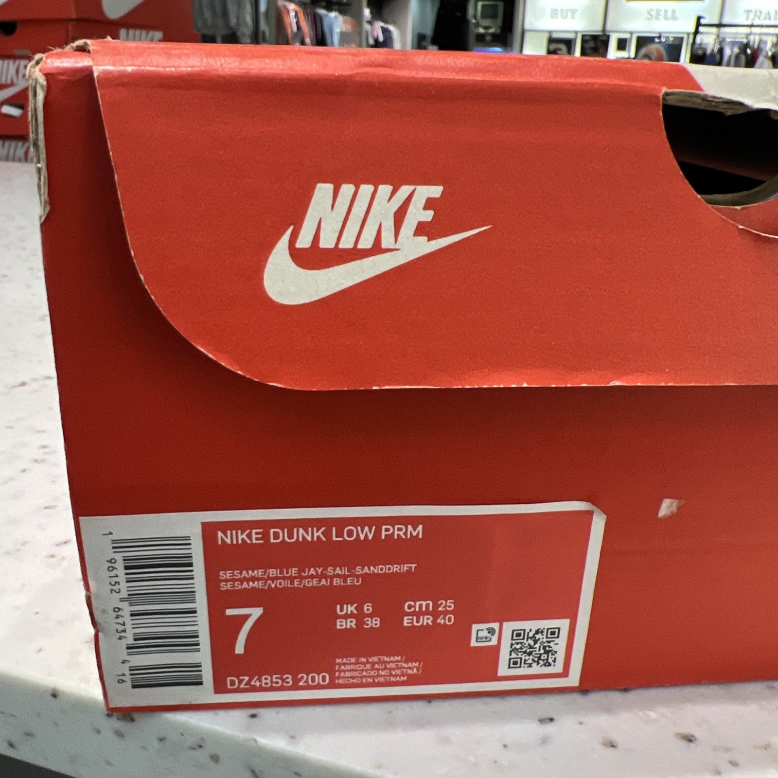 Nike Dunk Low Montreal Bagel Sesame Sz 7