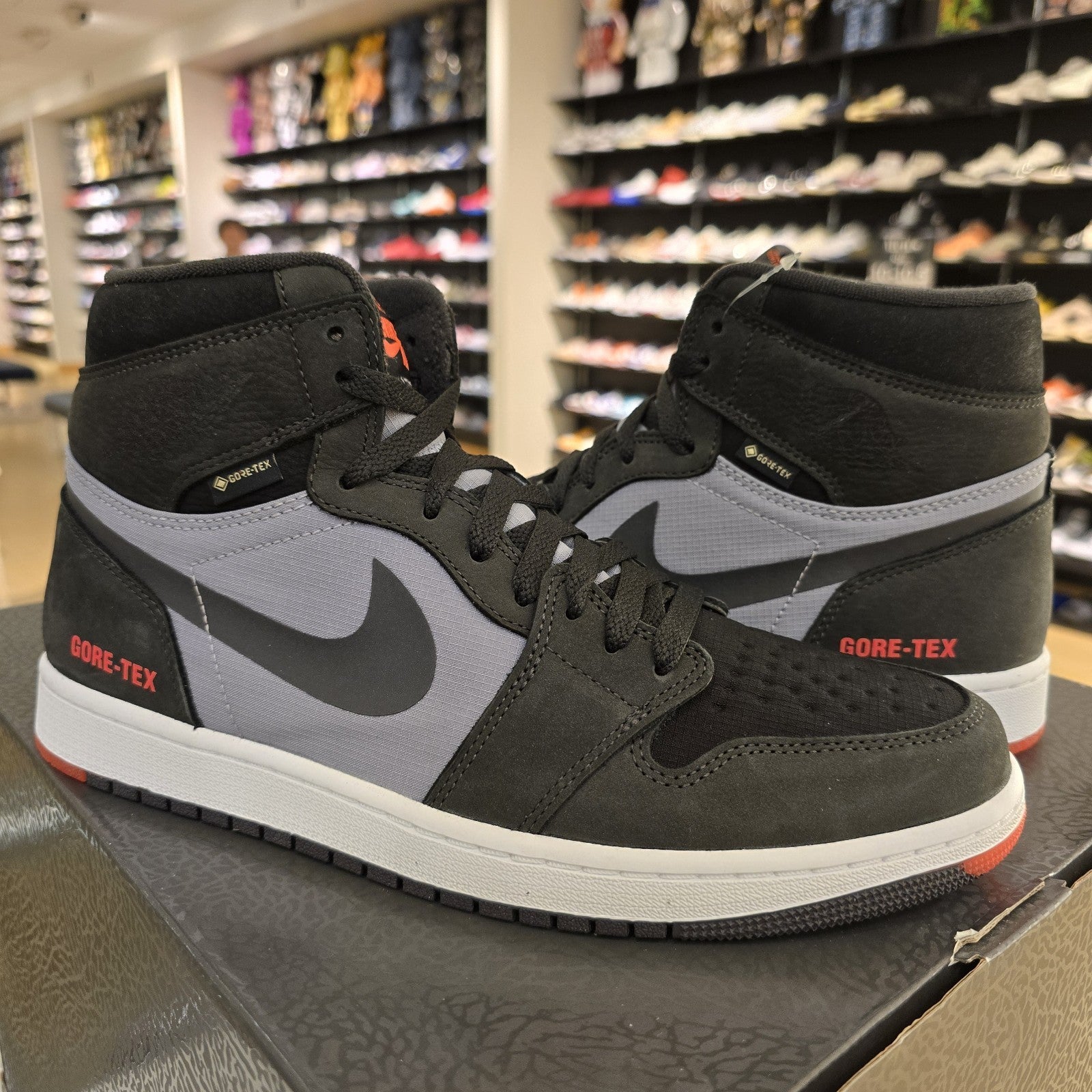 Size 10.5 - Air Jordan 1 Element GORE-TEX High Black Infrared