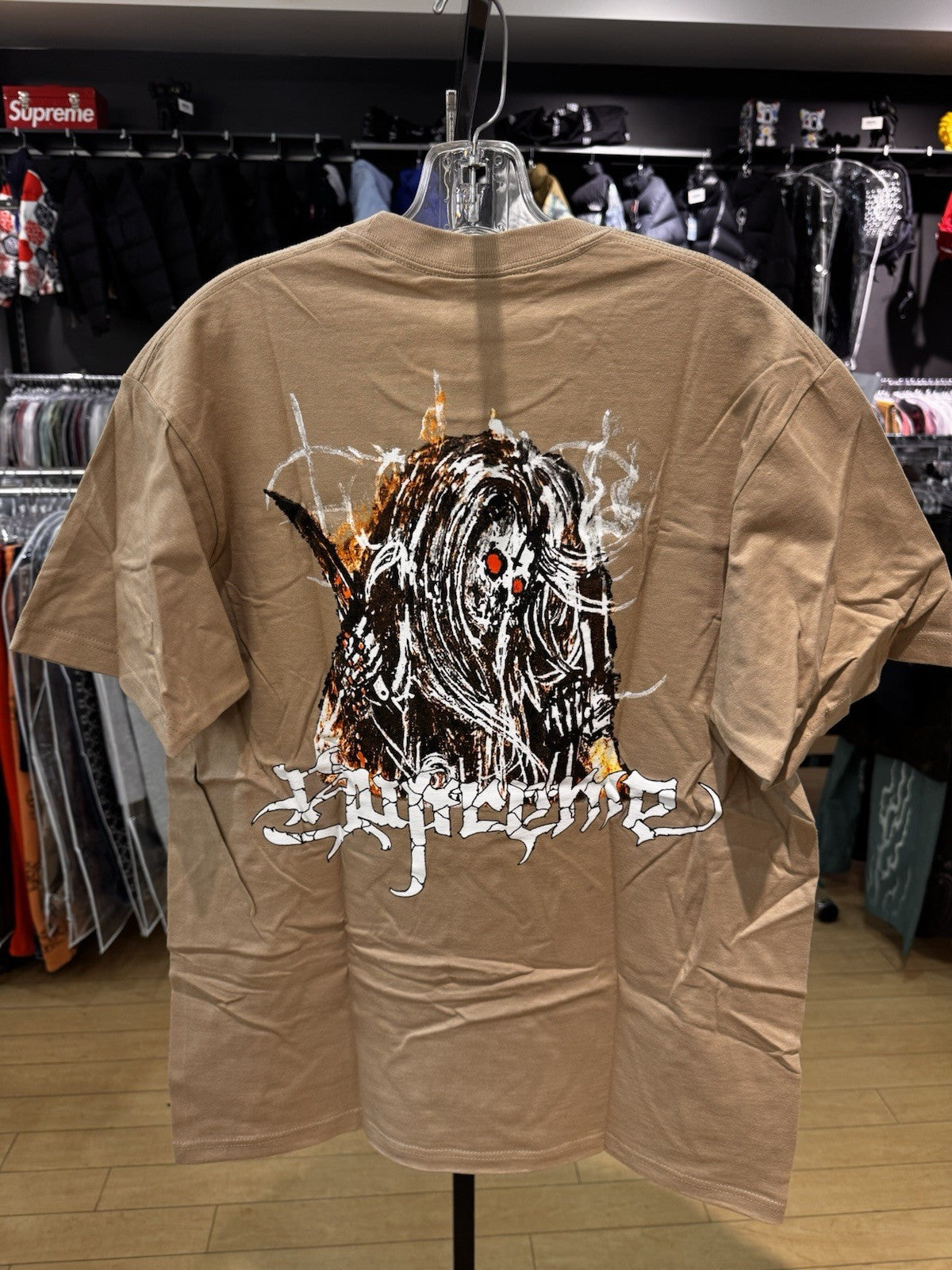 Supreme Satan Tee Khaki Size M