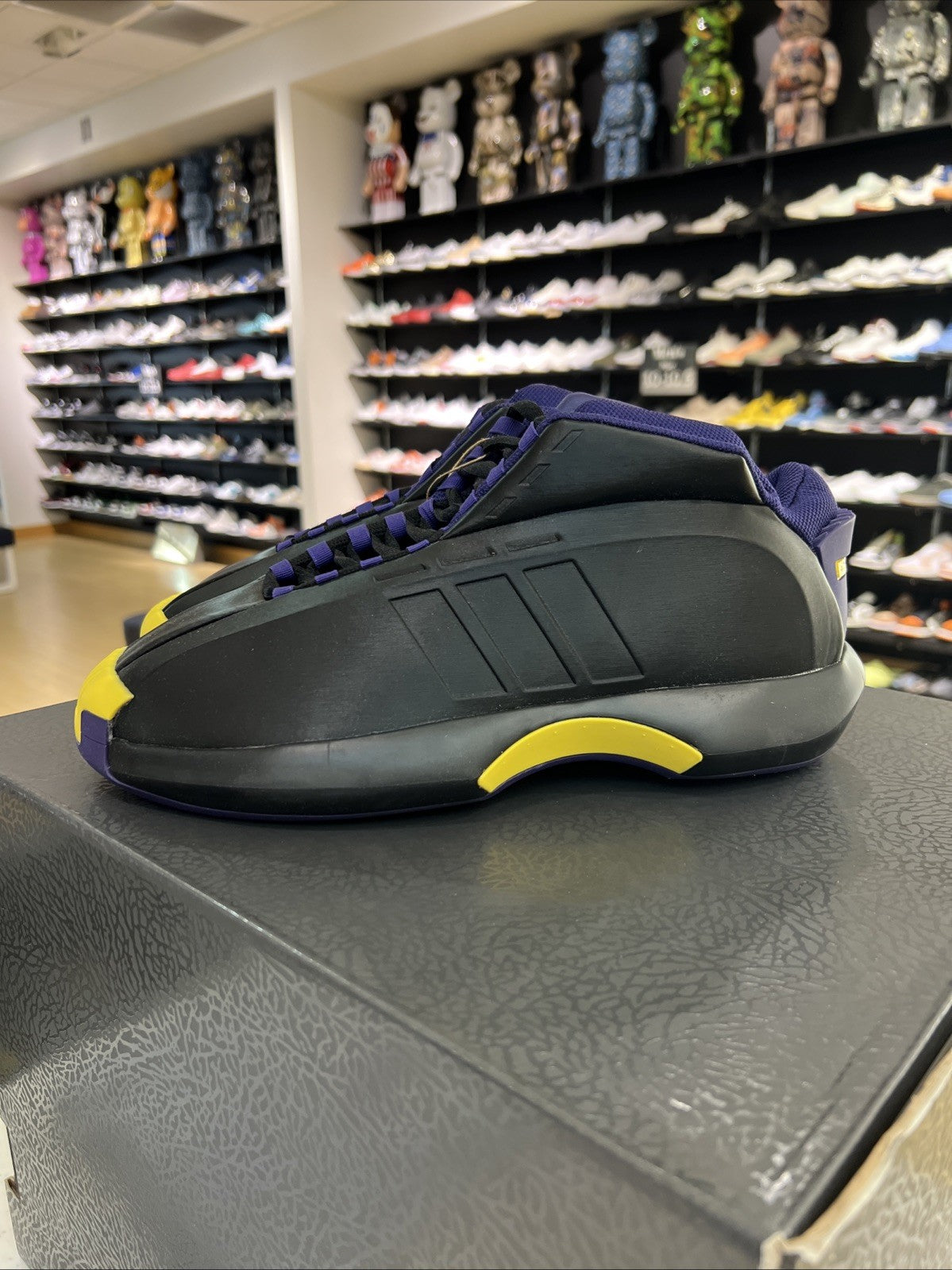 Adidas CRAZY 1 Lakers Away Sz 10.5 Rep Box