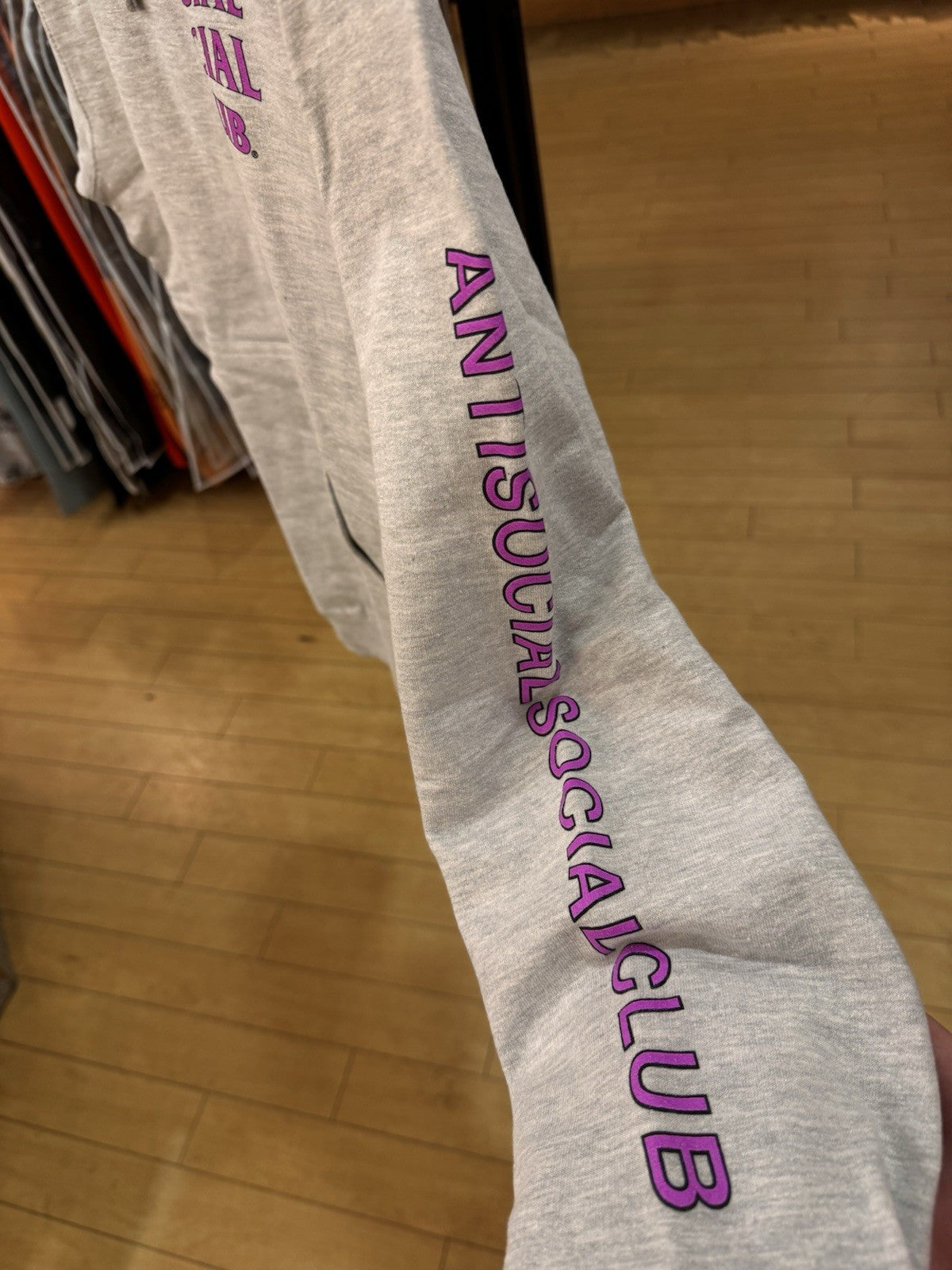 Anti Social Social Club Berlin Hoodie Grey Size S