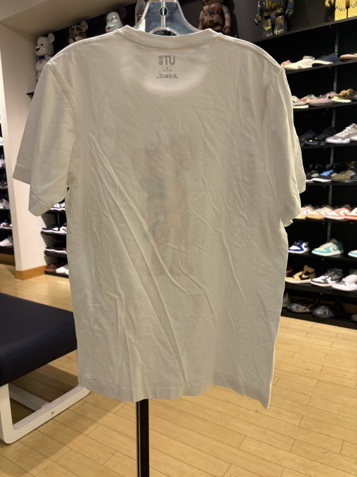 KAWS × Uniqlo Pink BFF Tee (US Sizing) White Size M