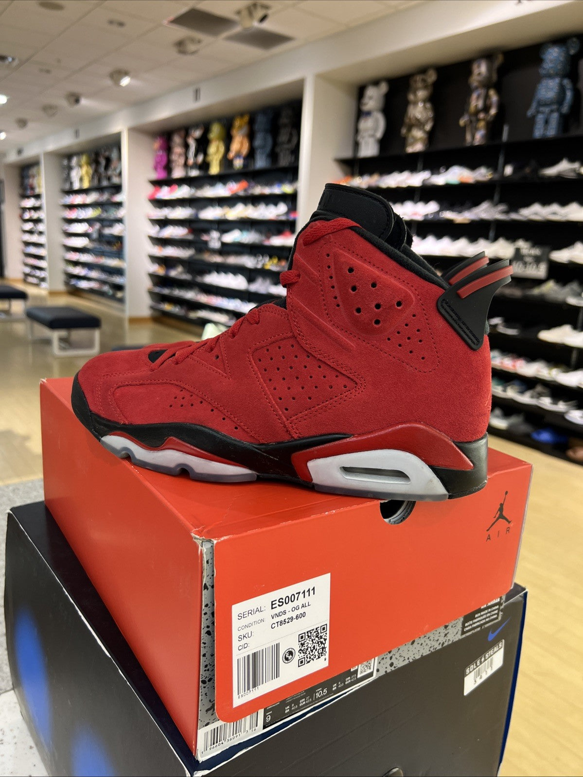 Nike Air Jordan 6 Retro 'Toro' Sz 9 USED