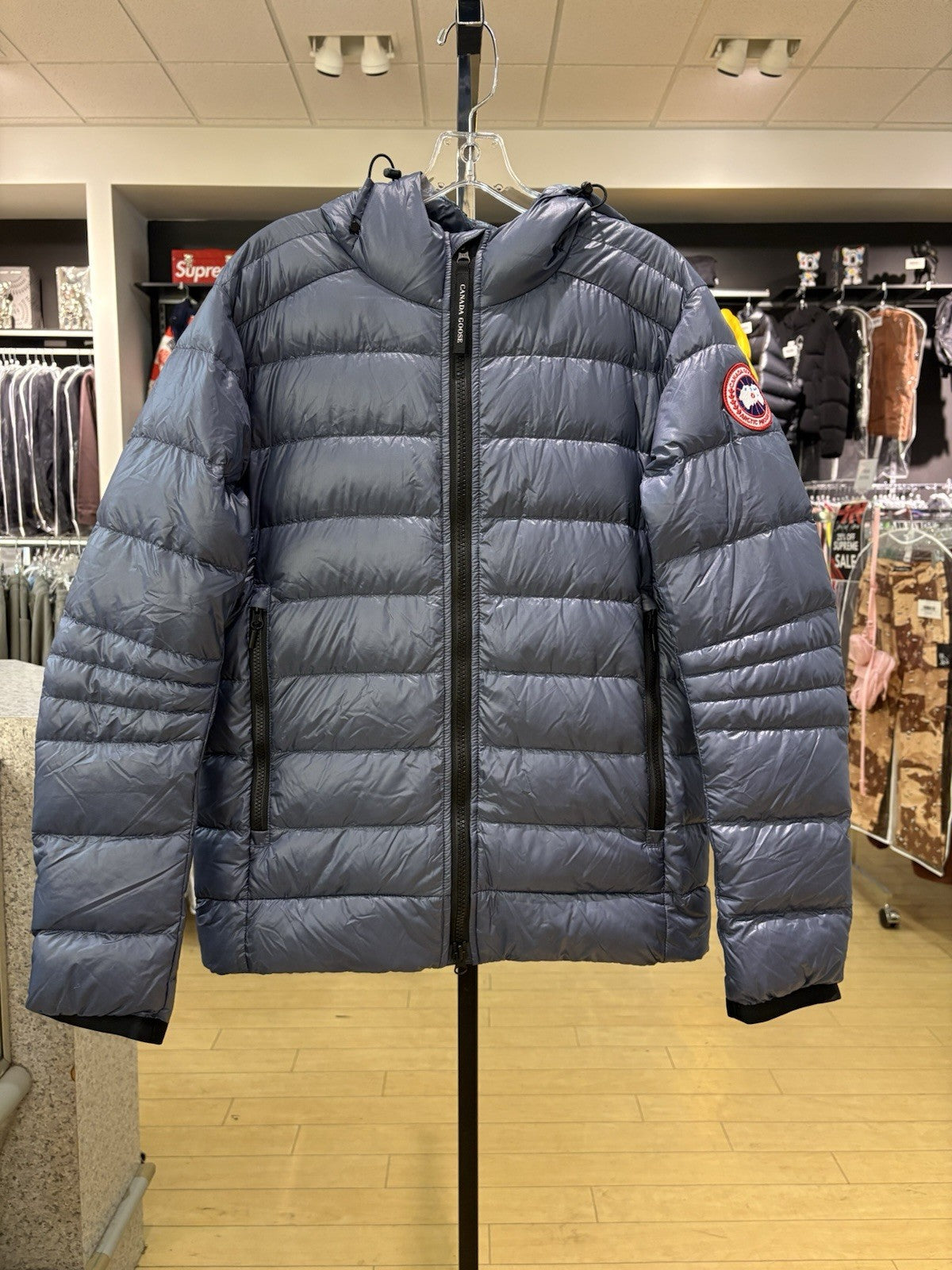 Canada Goose Men's Crofton Jacket Blue Size Medium