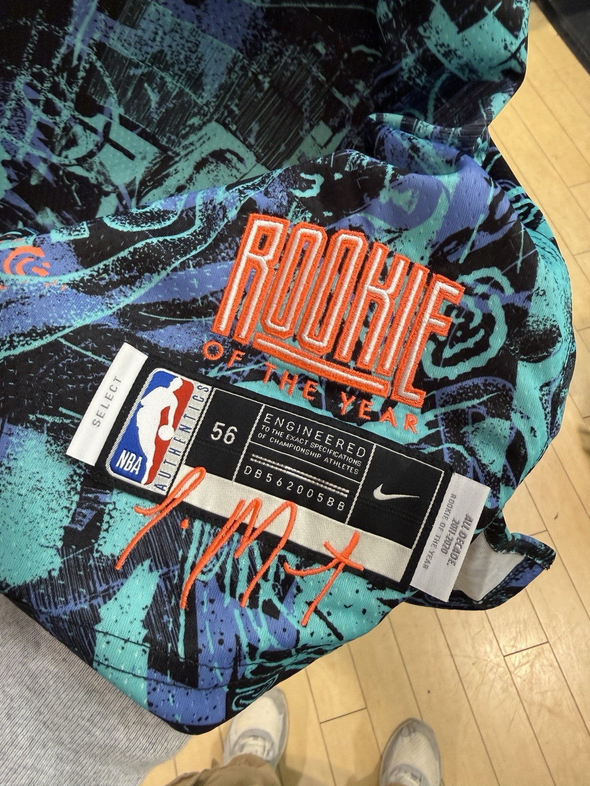 Nike Ja Morant Memphis Grizzlies ROY ROOKIE Jersey Sz XXL