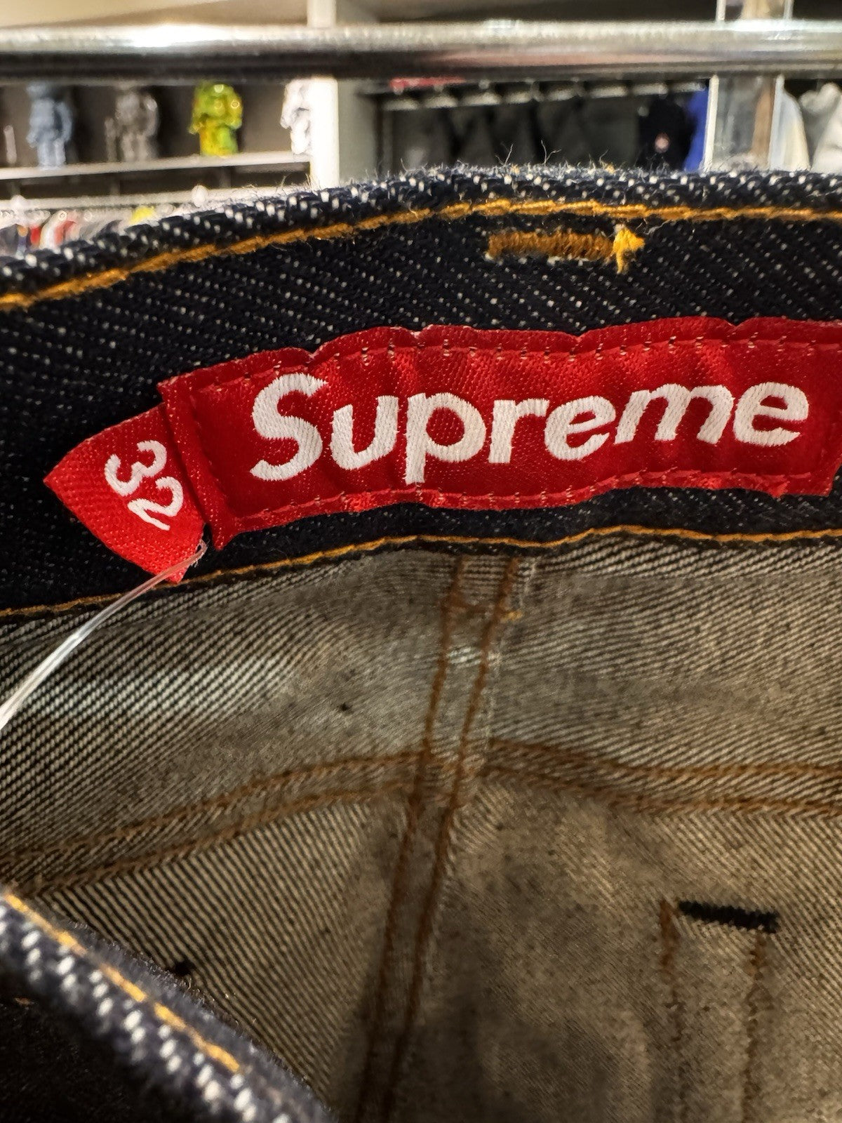 Supreme Rigid Loose Fit Selvedge Jean Rigid Indigo Size 32