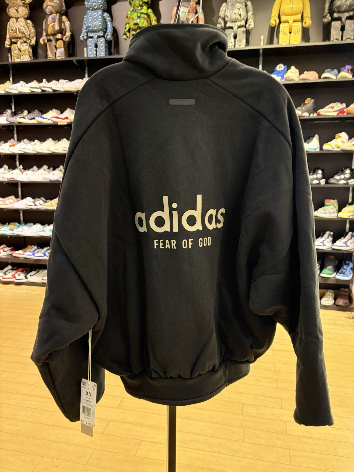 Fear of God Athletics Heavy Fleece Track Jacket Black Size Xs
