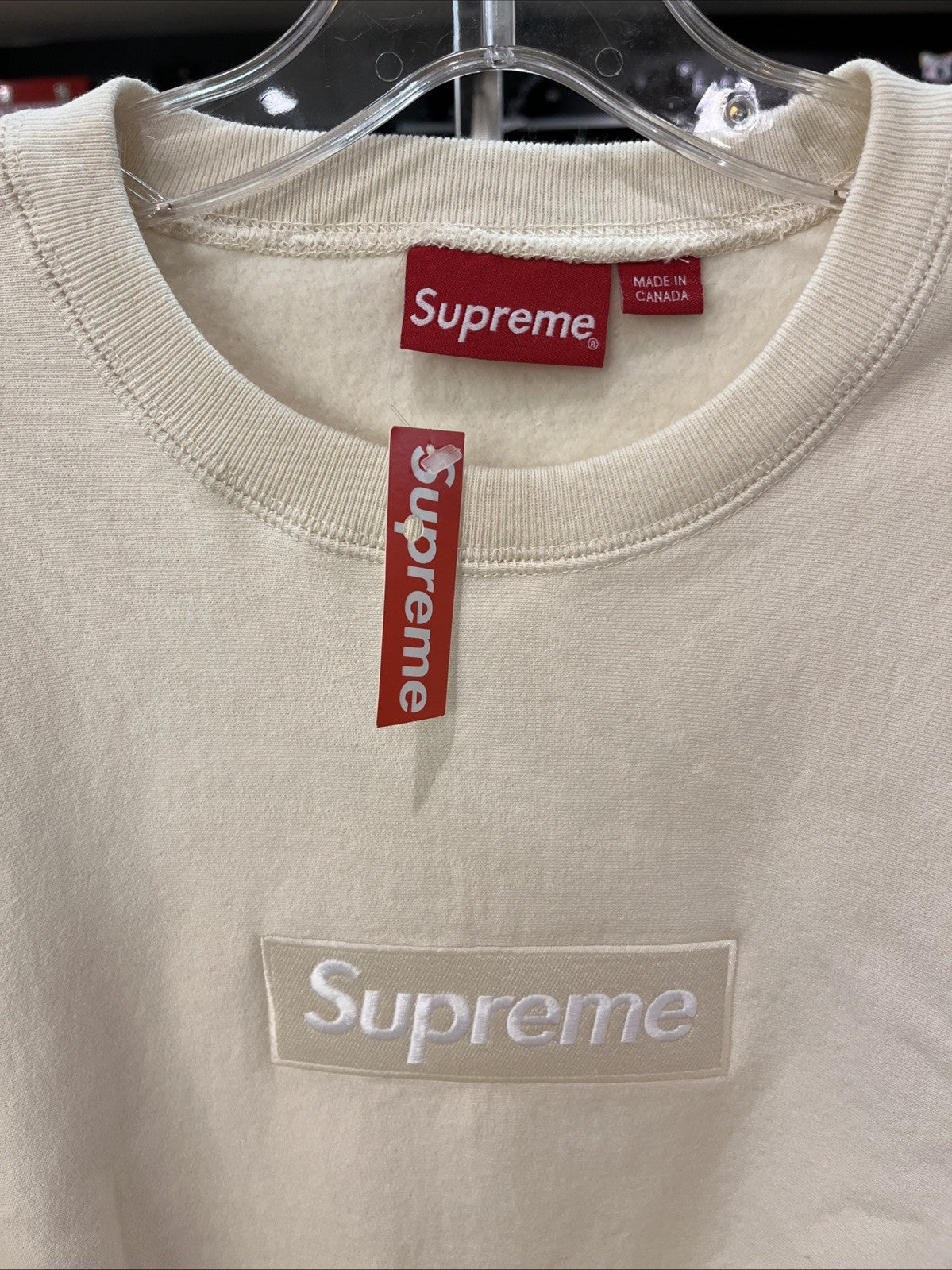 SUPREME Box Logo Crewneck Sz Large