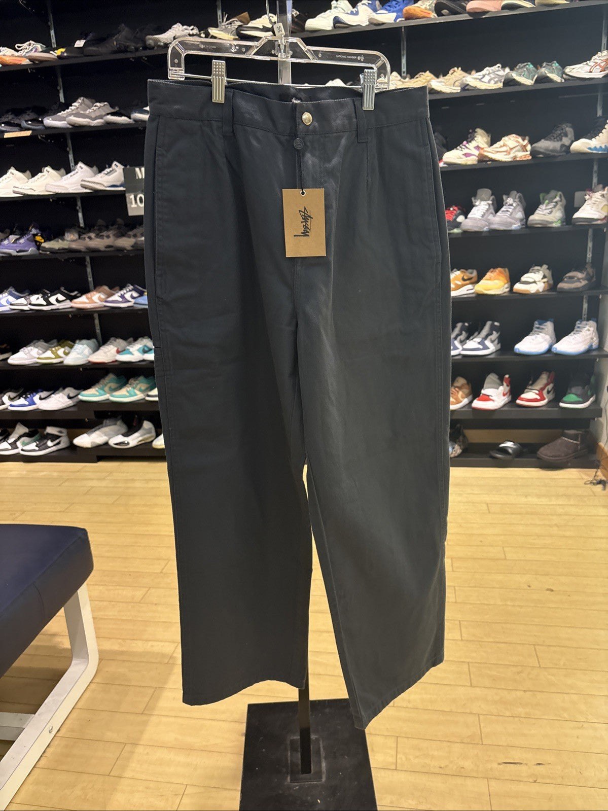 Stussy Workgear Trouser Twill Washed Navy 30”