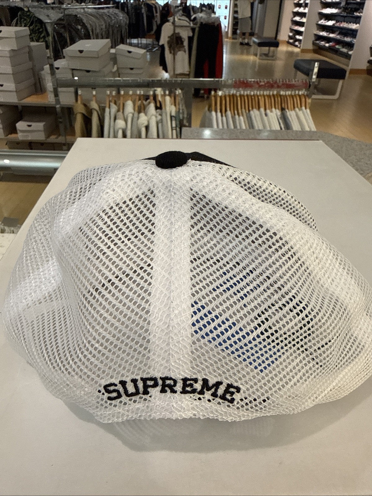 Supreme Americas Favorite Mesh Back 5 Panel Hat Black