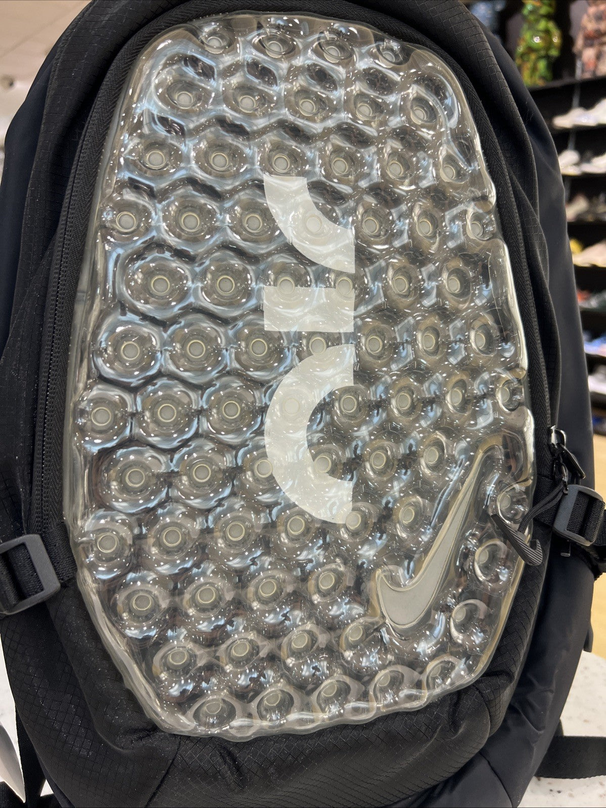 Nike Air Max Bubble Backpack Black Clear 17L